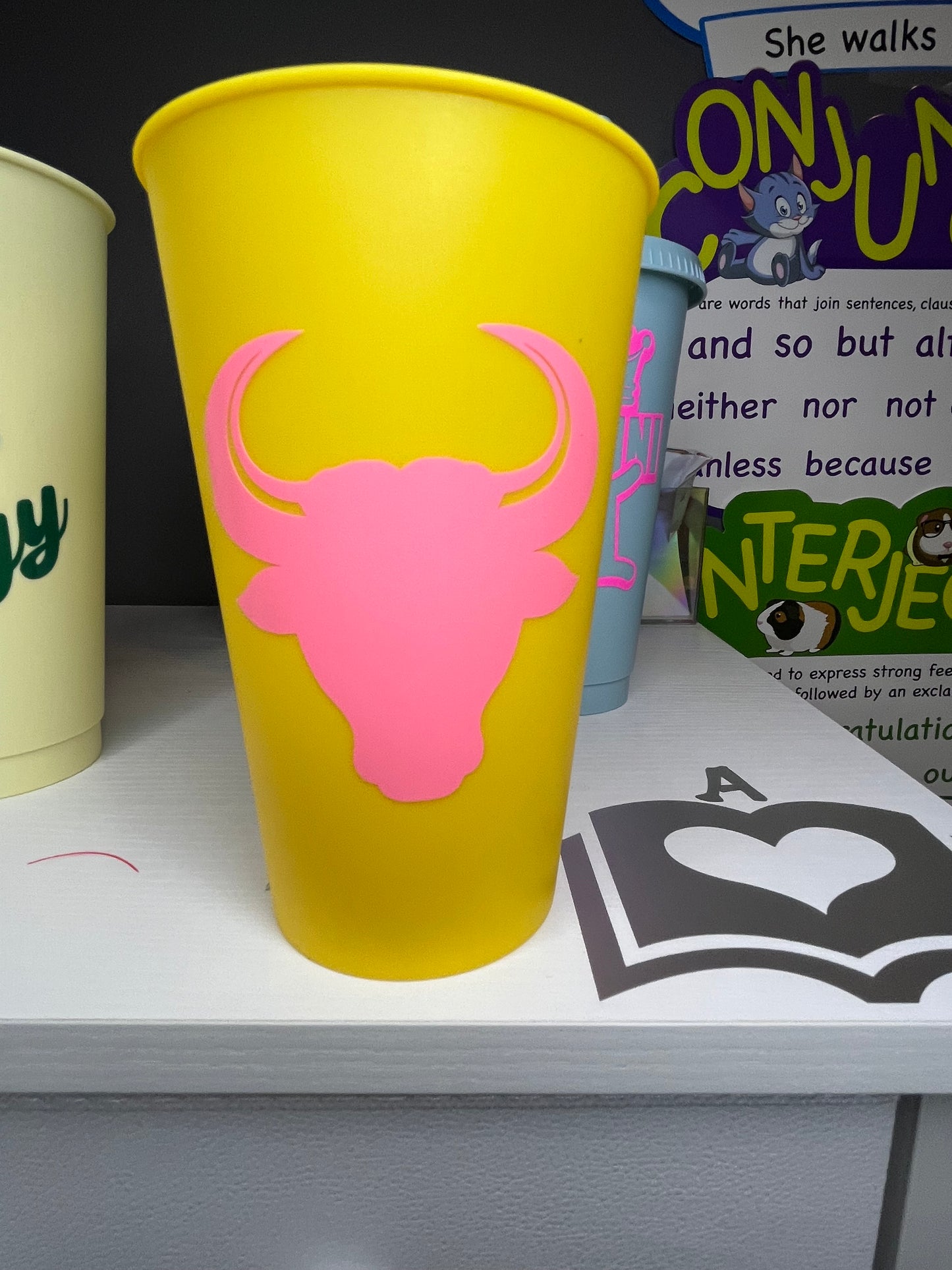 Funny Zodiac Cup with Straw | Personalized Aesthetic Zodiac Cup