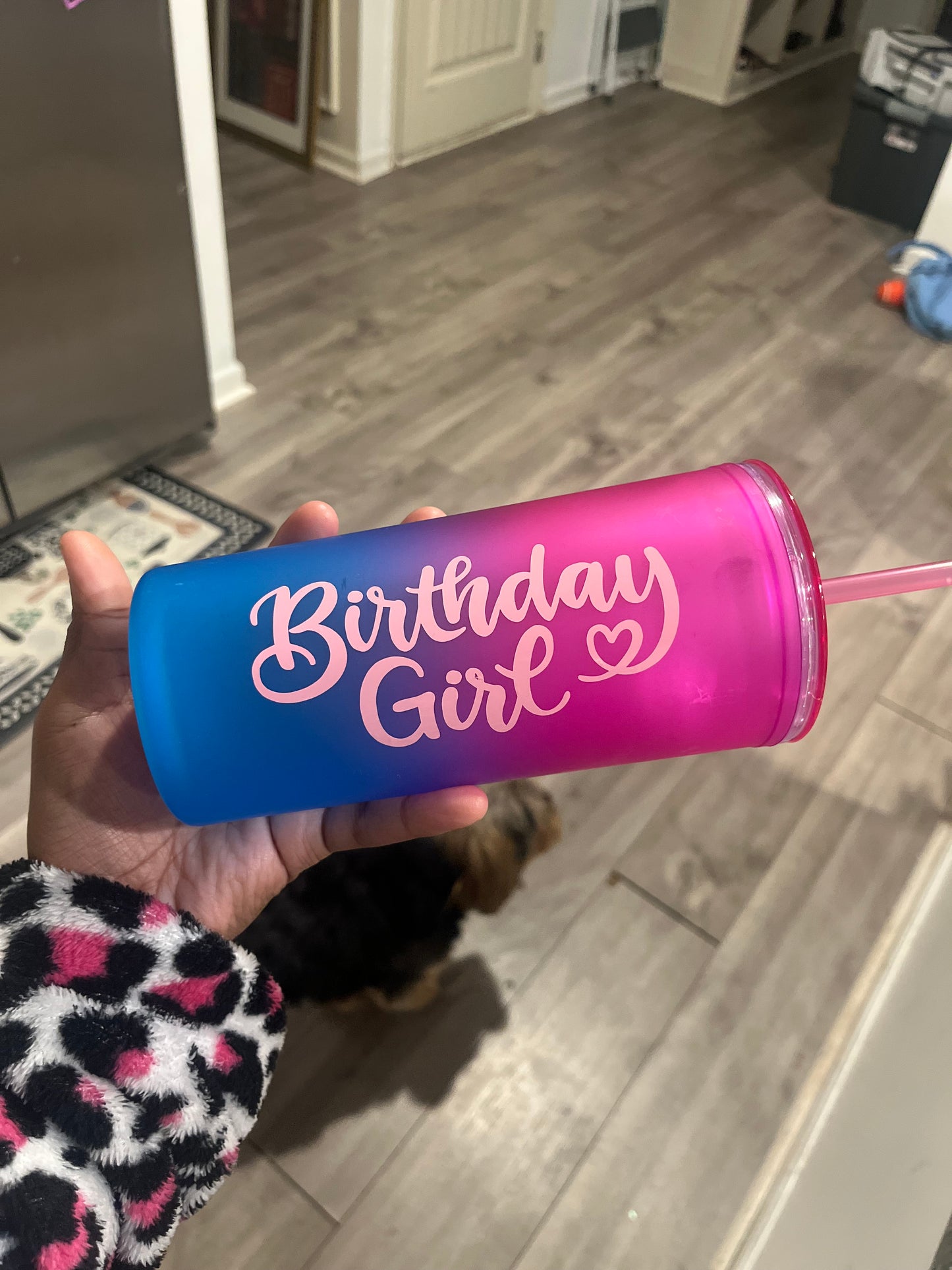 Personalized Kids Cup With Straw