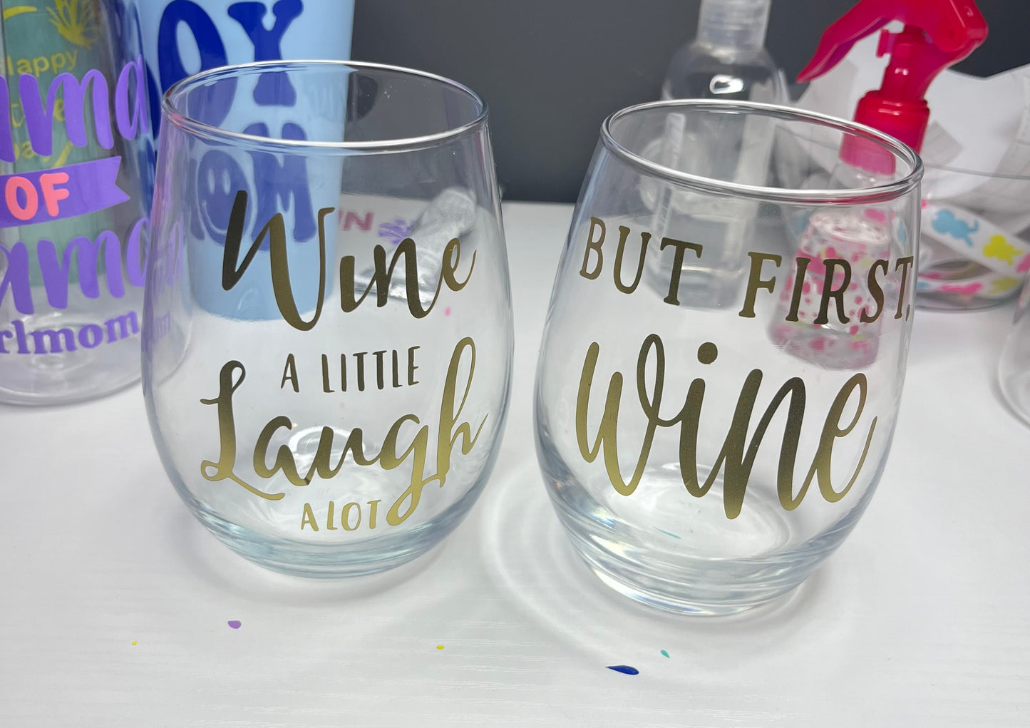 Custom Wine Glass Bunde